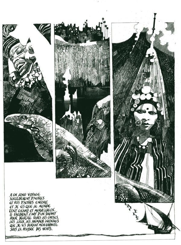 Sergio Toppi's visual Art This contains an image of: 