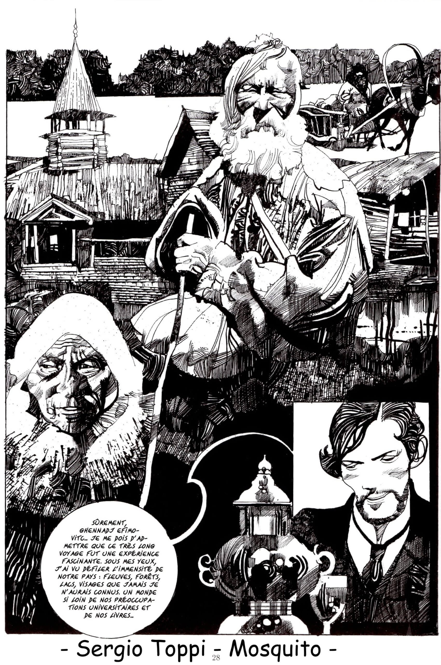 Sergio Toppi's visual Art This contains an image of: 