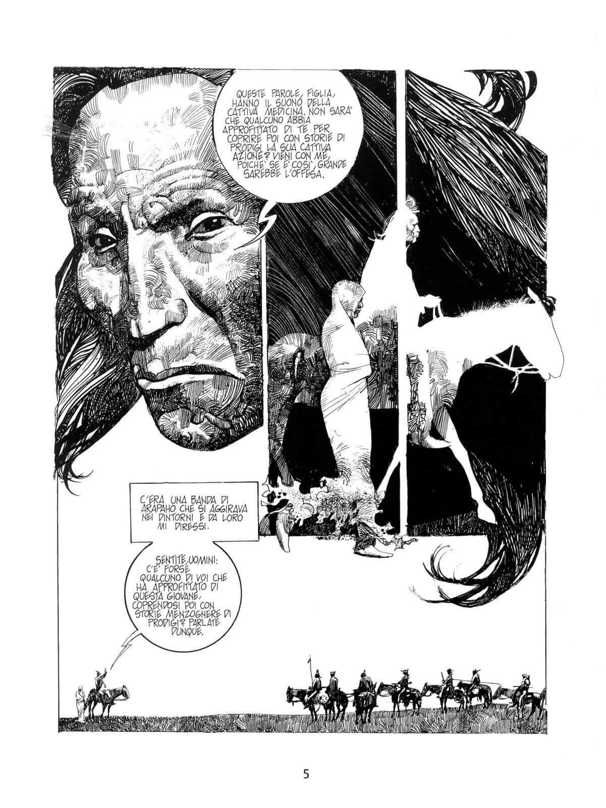 Sergio Toppi's visual Art This contains an image of: 