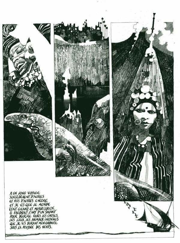 Sergio Toppi's visual Art This contains an image of: 