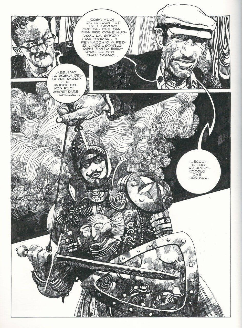 Sergio Toppi's visual Art This contains an image of: 