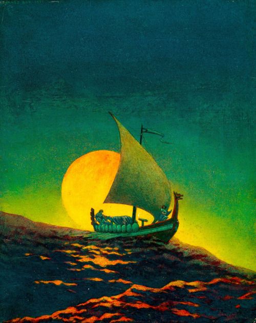 Hannes Bok's Covers Art This contains an image of: cluboftigerghost