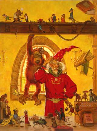 Thomas Kidd's Visionary Art Tom Kidd, Wizard's assistant.