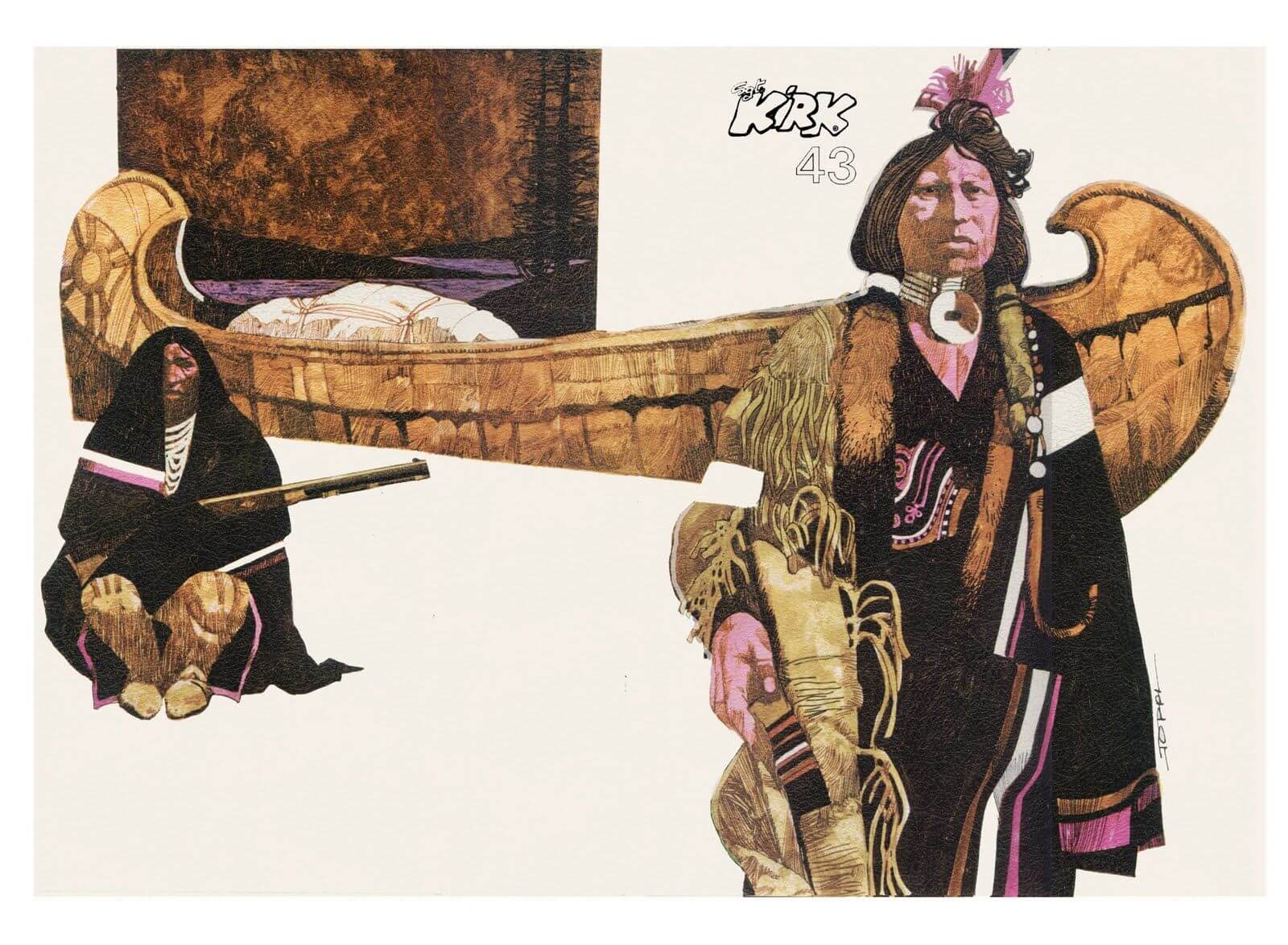 Sergio Toppi's visual Art Toppi