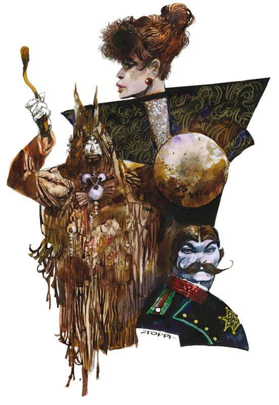 Sergio Toppi's visual Art Toppi