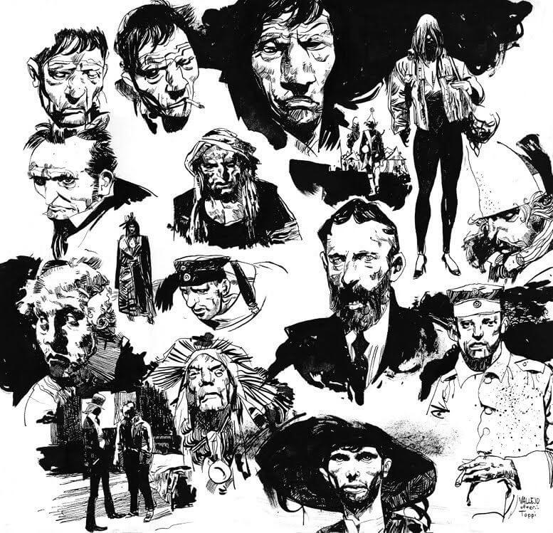 Sergio Toppi's visual Art Toppi