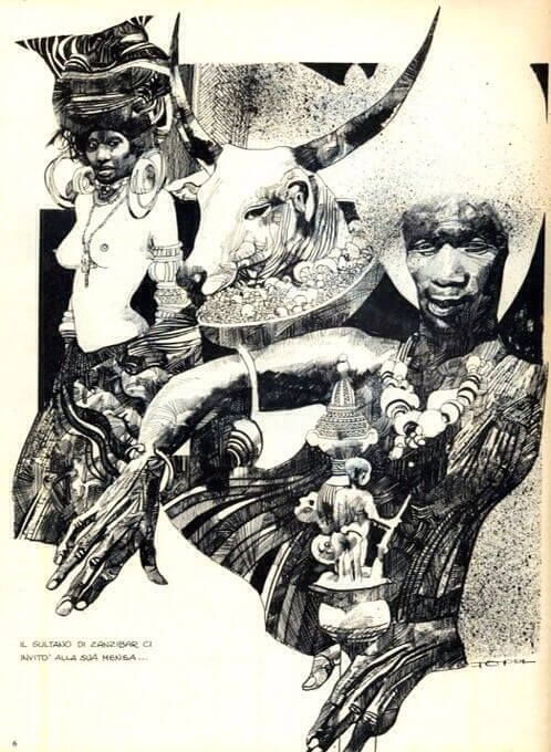 Sergio Toppi's visual Art Toppi