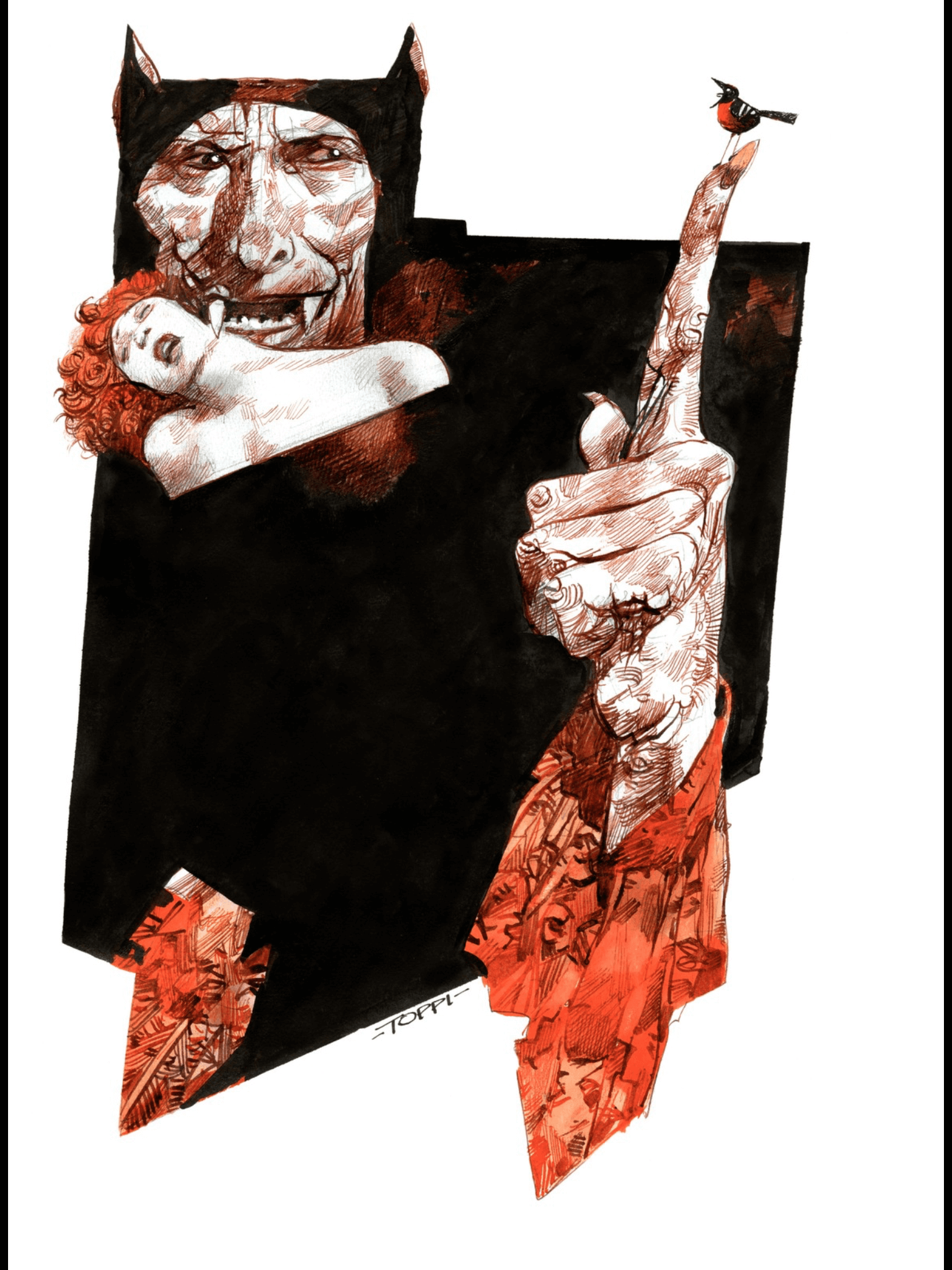 Sergio Toppi's visual Art Toppi