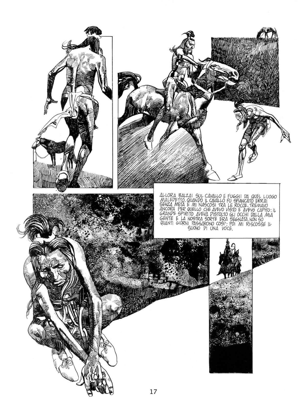 Sergio Toppi's visual Art Toppi, Sergio_Little Big Horn-17