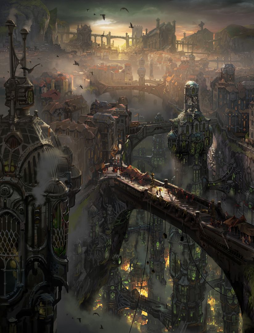 Tower of the College of Techmaturgy rising into Piltover