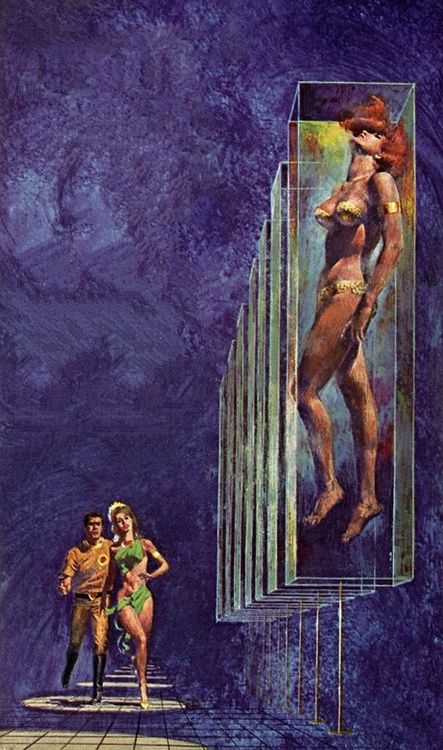 Uncredited artist, A Tale Of Two Clocks by James H. Schmitz, 1965.