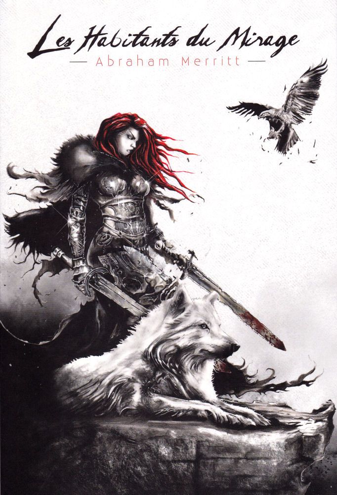 Uncredited artist, Dwellers in the Mirage by A. Merritt, 1932.