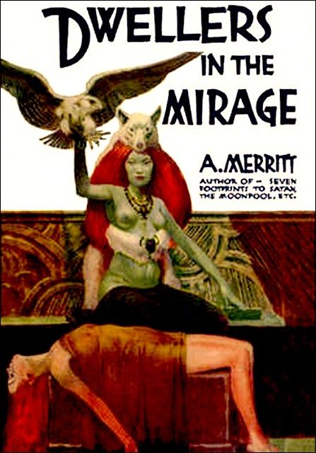 Unknown artist, Les Habitants du Mirage by A. Merritt.