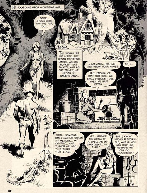 Wally Wood's Visionary Art Vampirella- The Curse-Wally Wood-1972.