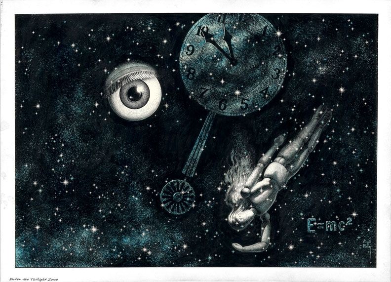 Virgil Finlay's visual Art Virgil Finlay, Enter the Twilight Zone.