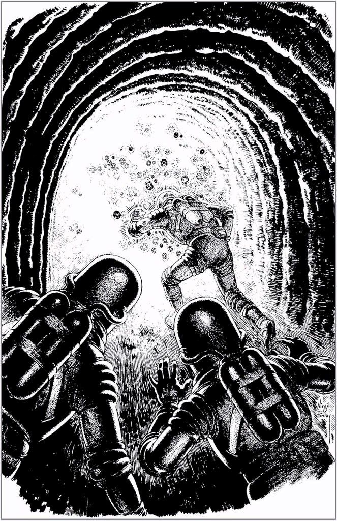 Virgil Finlay's visual Art Virgil Finlay, Vortex.