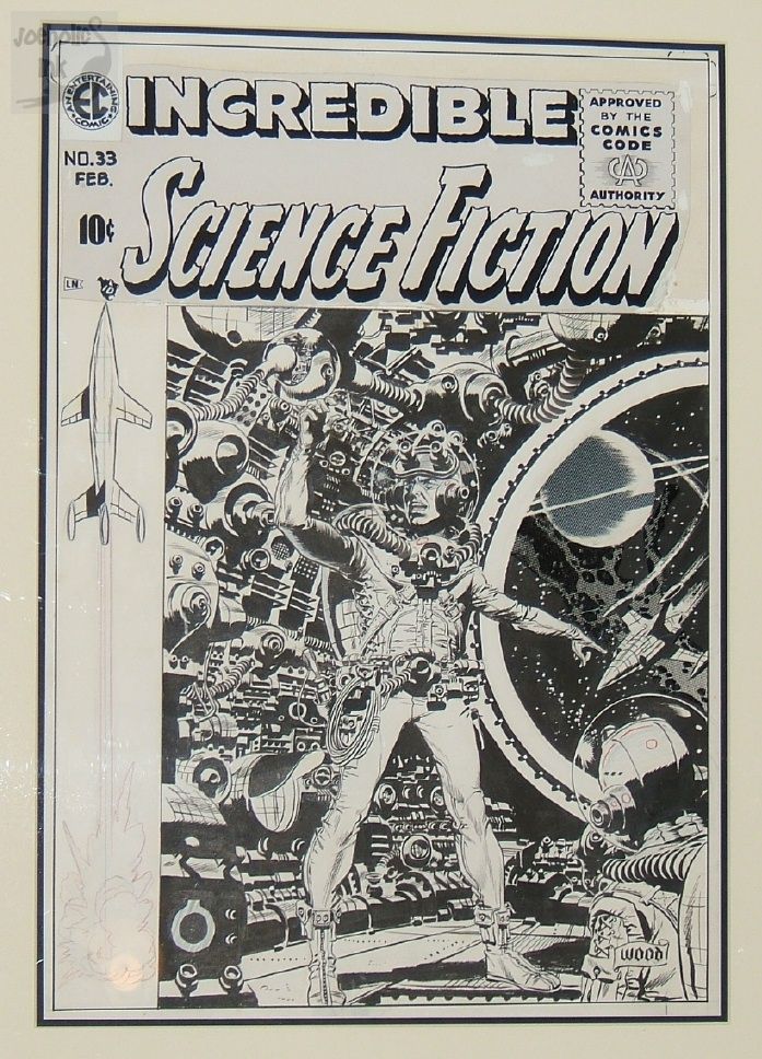 Wally Wood's Visionary Art Wally Wood, Incredible Science Fiction No. 33.