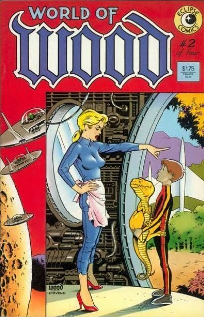 Wally Wood's Visionary Art Wally Wood & Dave Stevens, World of Wood #2, Eclipse Comics.