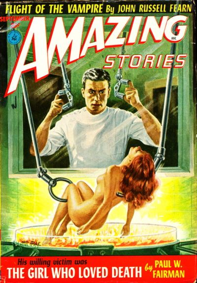 Ed Valigursky Amazing Stories Covers Art Walter Popp, Amazing 52-03.