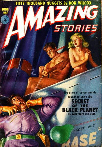 Ed Valigursky Amazing Stories Covers Art Walter Popp, Amazing Stories 52-06.