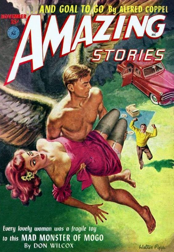 Ed Valigursky Amazing Stories Covers Art Walter Popp, Amazing Stories 52-11.