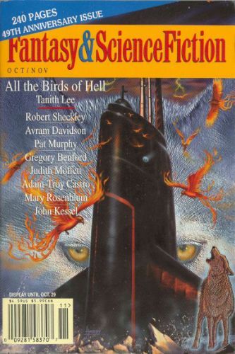 Wayne Barlowe, F&SF 85-10, Sea Wrack (Lythande) by Marion Zimmer Bradley.