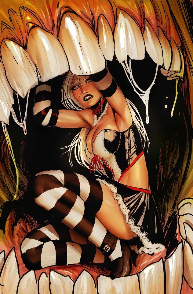 Stjepan Šejić's visual Art Wonderland Cover By Stjepan Šejić