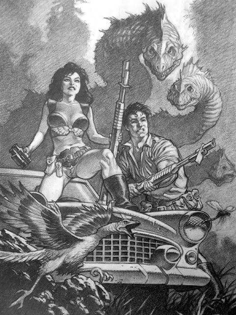 Mark Schultz's visual Art Xenozoic