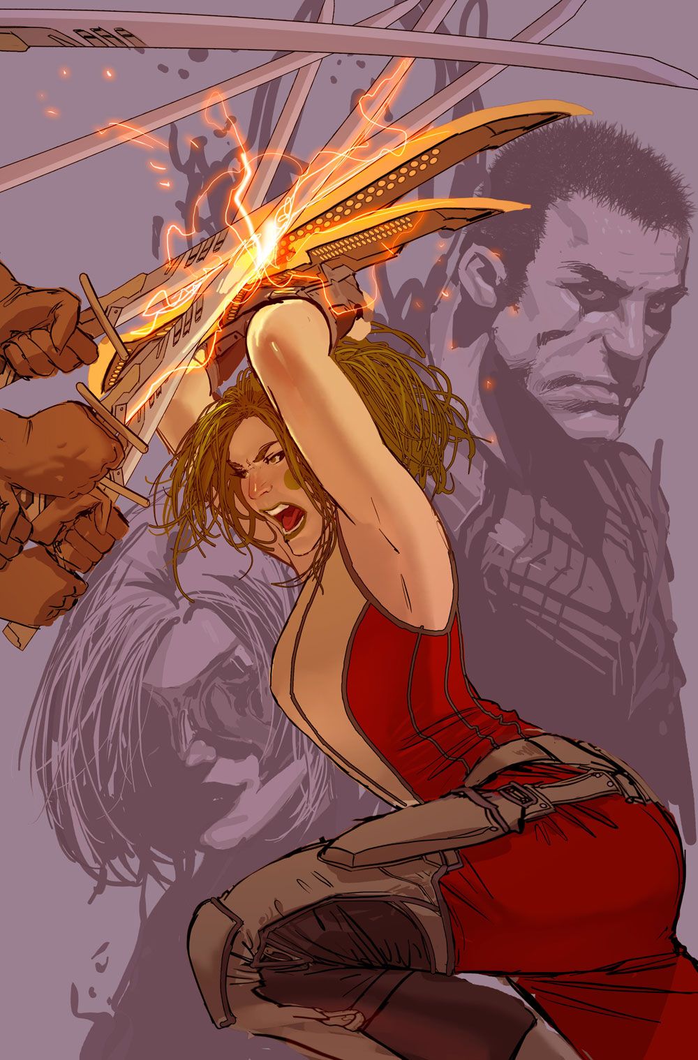 Stjepan Šejić's visual Art aphrodite9 ninjas must dieee!!! by nebezial.deviantart.com on @deviantART