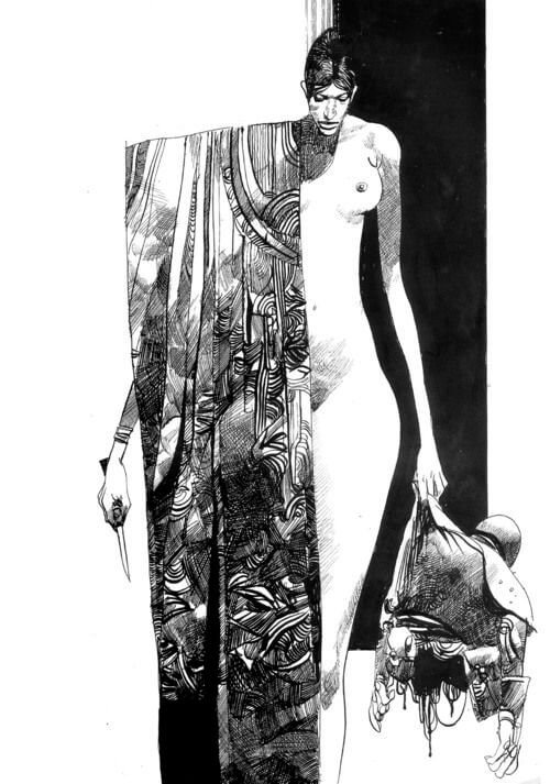 Sergio Toppi's visual Art czaplog:  Sergio Toppi via