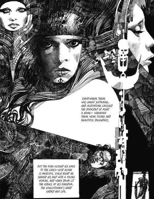Sergio Toppi's visual Art from Sergio Toppi’s Sharaz-De