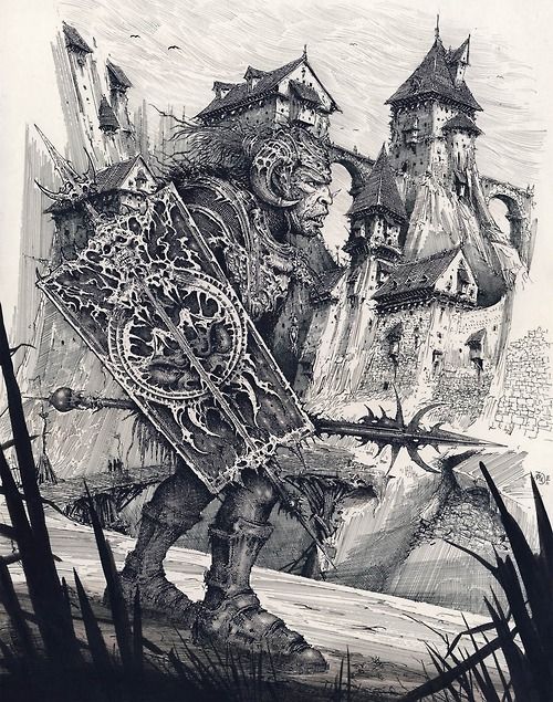 Ian Miller's visual Art gods-of-the-wasteland:      Ian Miller