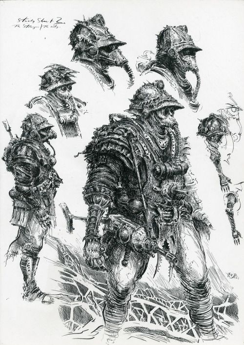 Ian Miller's visual Art gonzo-sci-fi:  Ian Miller