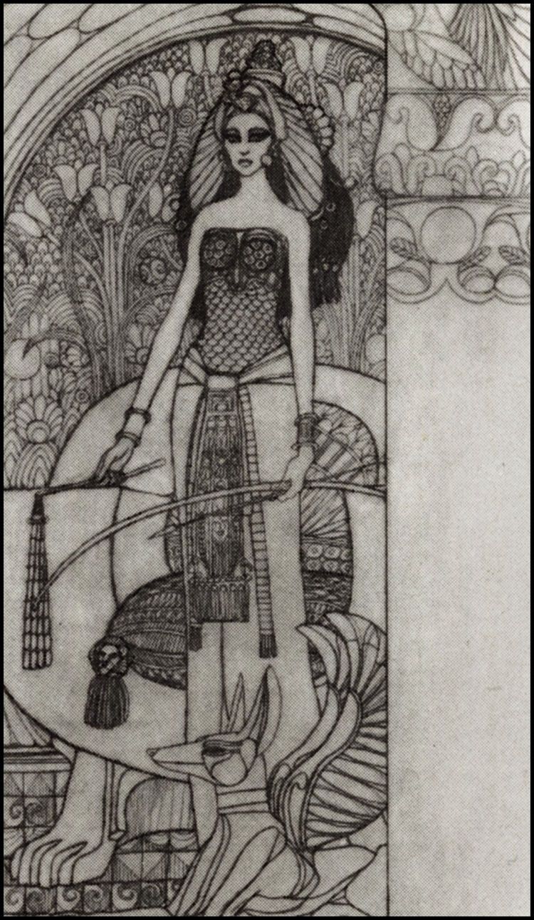 Leo and Diane Dillon's visual Art leo & diane dillon - Child Of The Morning- preliminary drawing