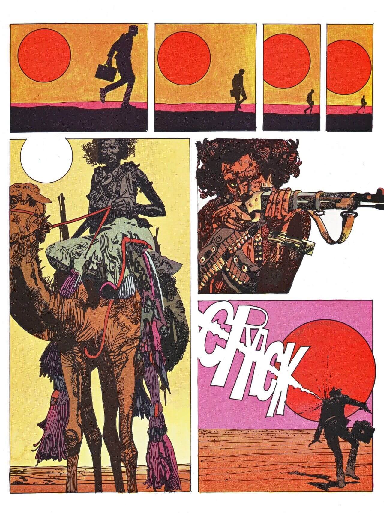Sergio Toppi's visual Art mercurial/fond - Sergio Toppi