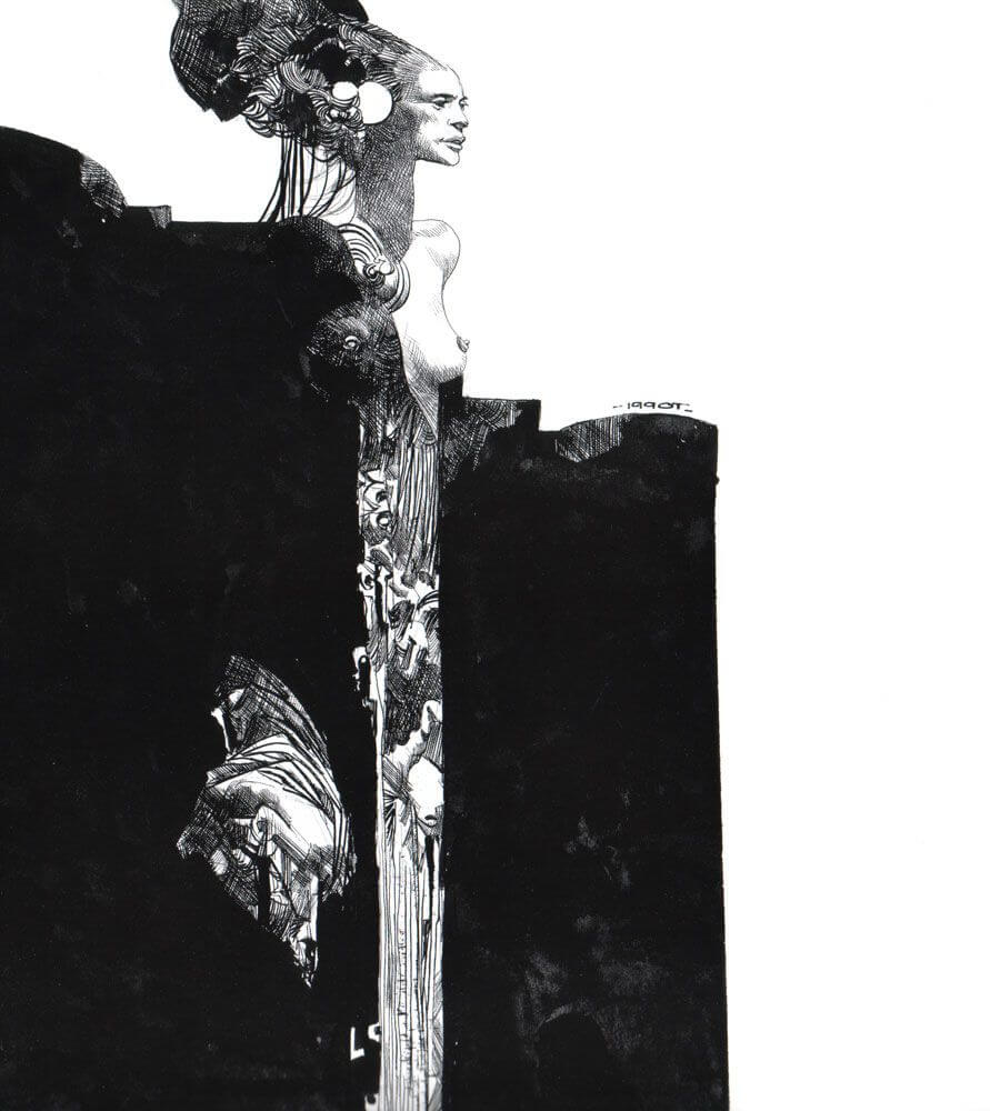 Sergio Toppi's visual Art obliviously:  by Sergio Toppi