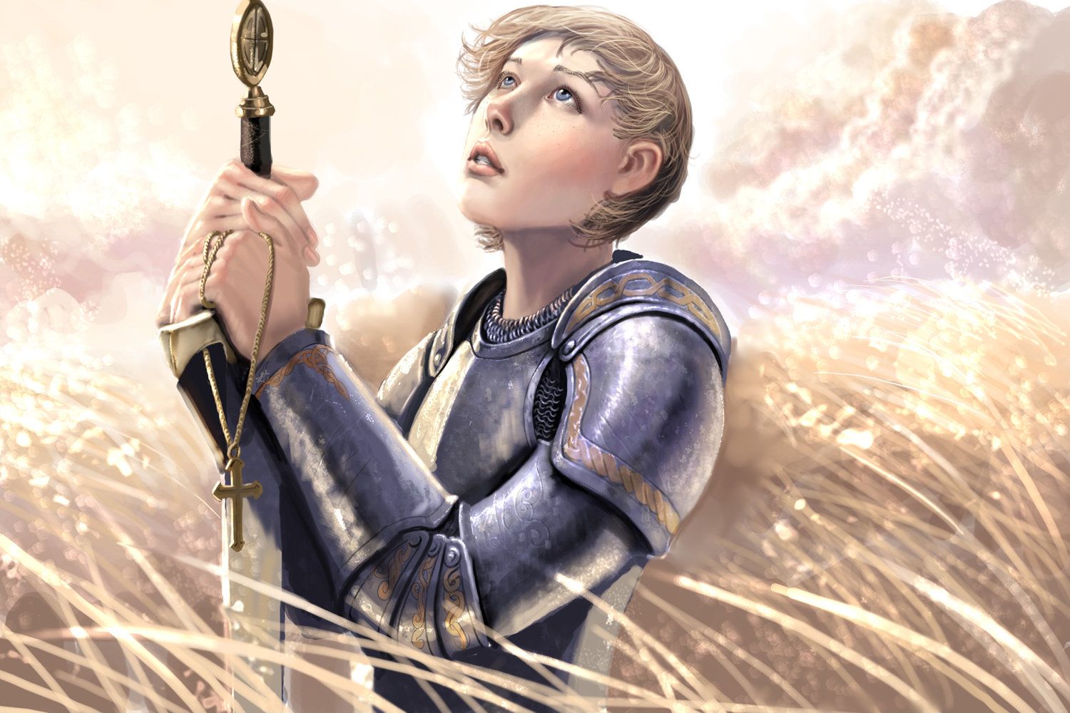 Stjepan Šejić's visual Art prayer in the field by nebezial