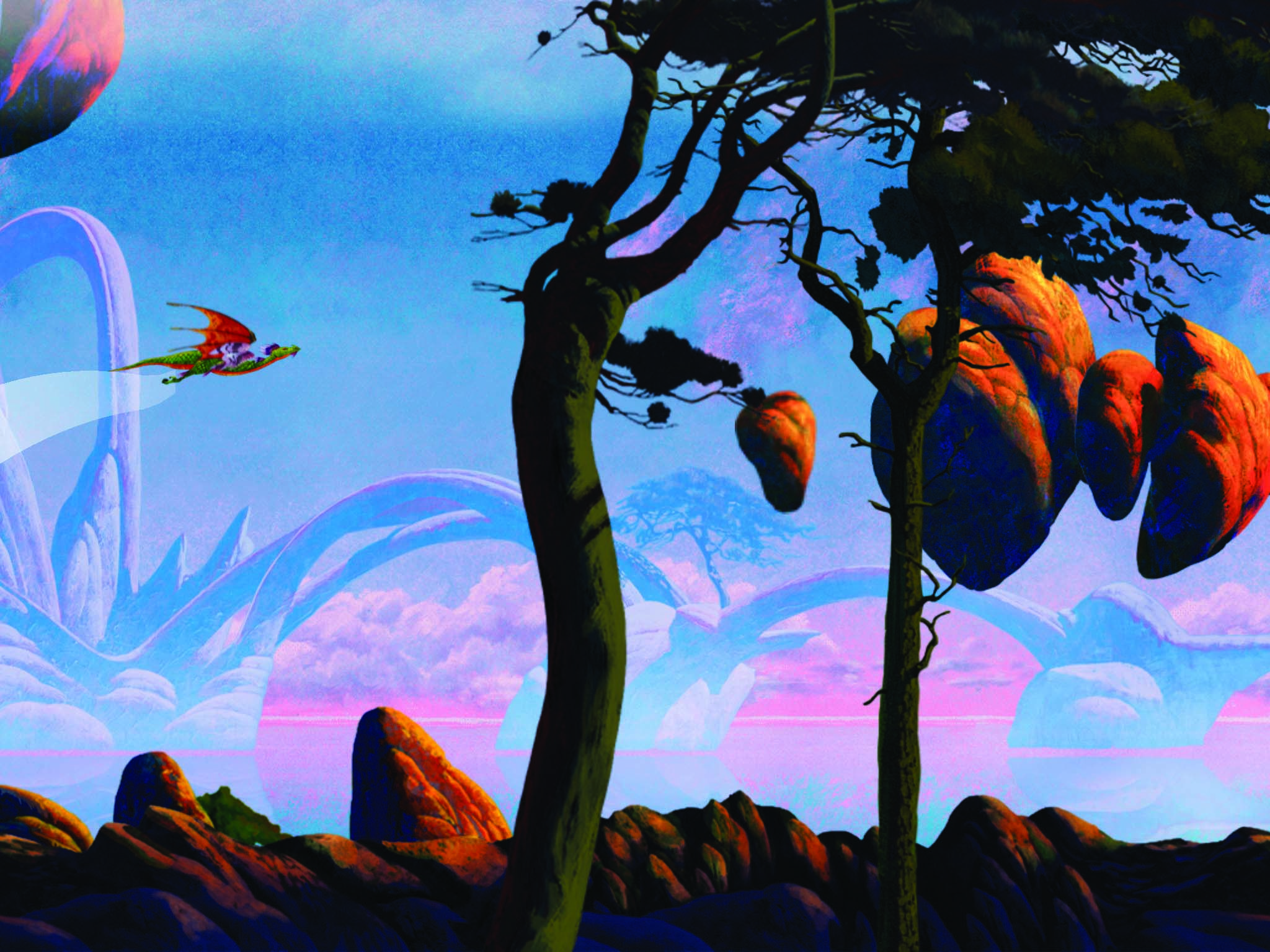 roger dean art | Dragon's Dream by Roger Dean | Art that speaks to me