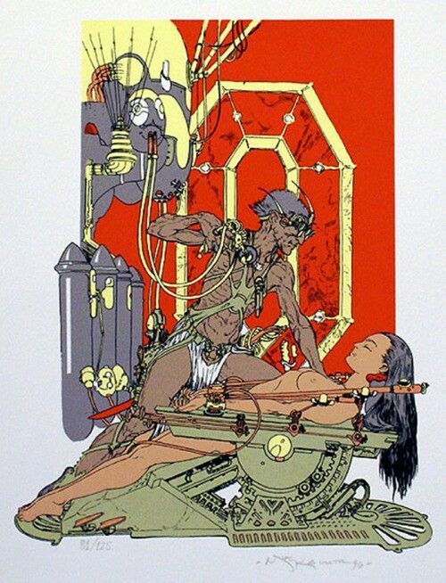 Michael Kaluta's visual Art sorcerersskull:  “Mastermind of Mars by Michael Wm. Kaluta  ”