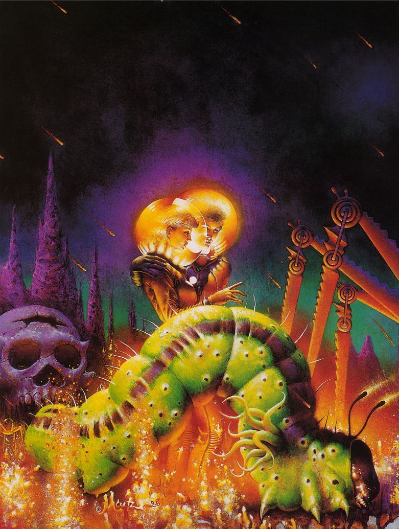 Don Maitz's visual Art thevaultofretroscifi: “Don Maitz, ESP Worm ”