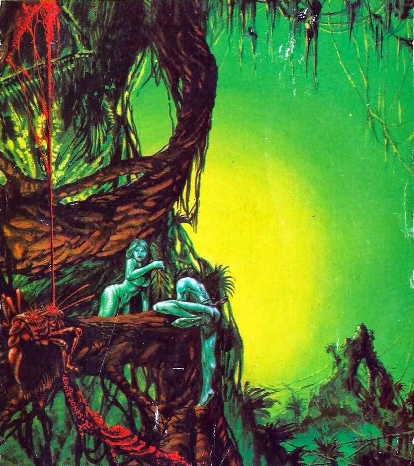 其中包括图片：70s Sci-Fi Art — Eddie Jones cover art for Hothouse, by Brian...