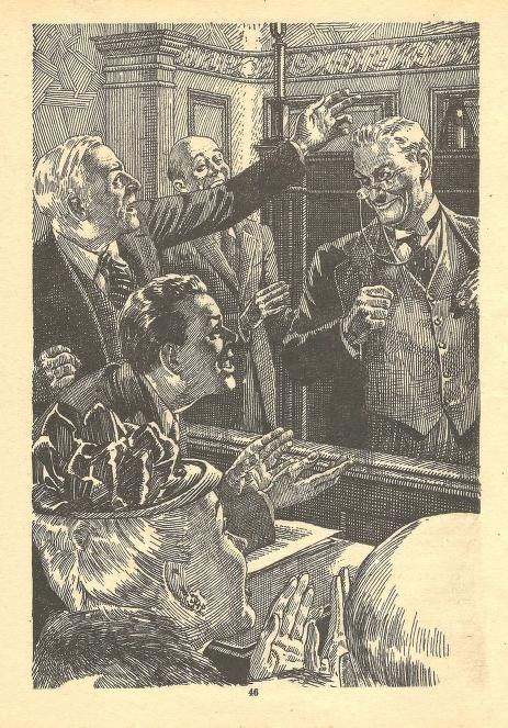 Lawrence Sterne Stevens's Illustration Art LSS? Jerry Is a Man by Robert A. Heinlein, Thrilling Wonder Stories 47-10, P.46. In the 1953 Heinlein collection Assignment in Eternity, the title was changed to Jerry Was a Man and the new title was used for the adaption for the 2007 TV series Master of Science Fiction (S1Ep3).