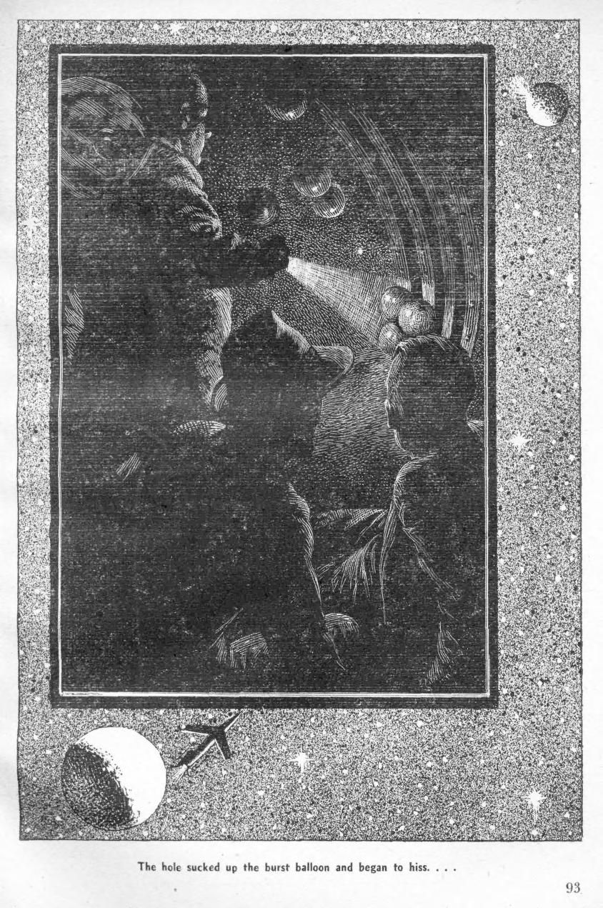 Lawrence Sterne Stevens's Illustration And Book Covers Art Lawrence Sterne Stevens, Gentlemen, Be Seated (Future History) by Robert A. Heinlein, Famous Fantastic Mysteries, 52-06, p.93.