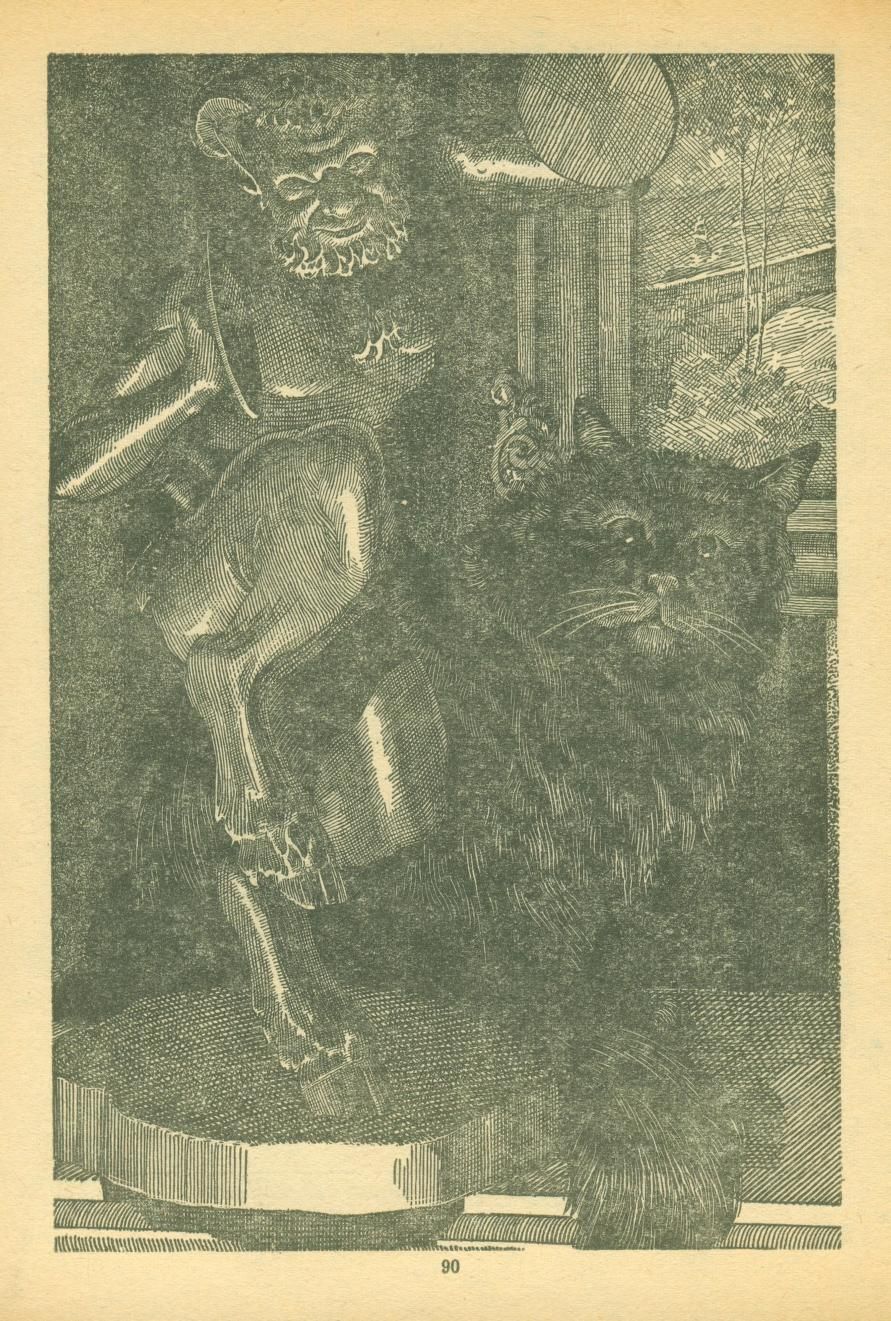 Lawrence Sterne Stevens's Illustration And Book Covers Art Lawrence Sterne Stevens, Devil Ritter by Max Brand, Fantastic Novels 49-05, P. 90.