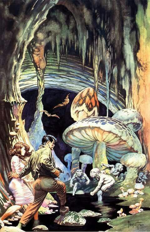 Frank Frazetta's Visual Art Frank Frazetta, The Secret People by John Beynon Harris (John Wyndham), Lancer Books 1964.