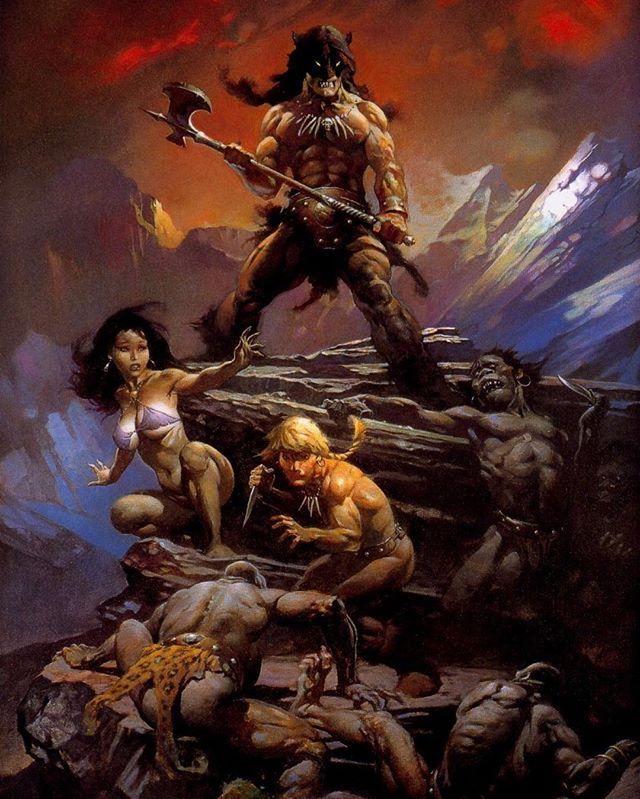 Frank Frazetta's Visual Art #FrankFrazetta 