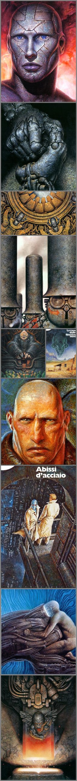 Oscar Chichoni's Visual Art Oscar Chichoni -- illustrations from covers of Italian translations of 1980's & 90's science fiction (click through for details plus more art)