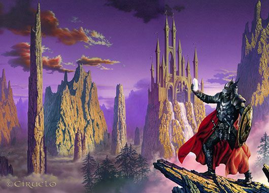 Ciruelo Cabral's Visual Art Ciruelo Gallery, Crepúsculo - 1998. Acrílicos sobre cartón.