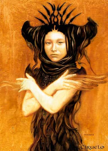 Ciruelo Cabral's Visual Art Ciruelo Gallery, ISIDRIS, 2012- óleo sobre lienzo.