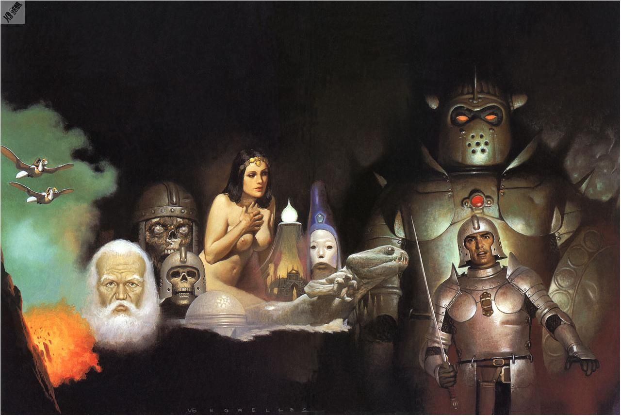 Vicente Segrelles's Visual Art Fantasy Art of Vincent Segrelles